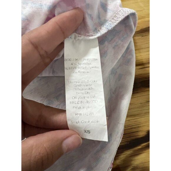 LuLaRoe Floral Pattern Size XS polyester/spandex Preppy Casual Comfy - Picture 4 of 9